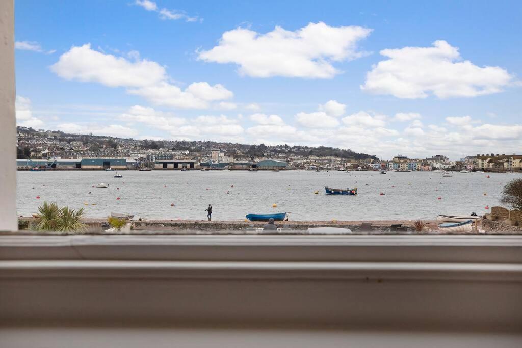 Beach Front Flat Shaldon With Parking Экстерьер фото