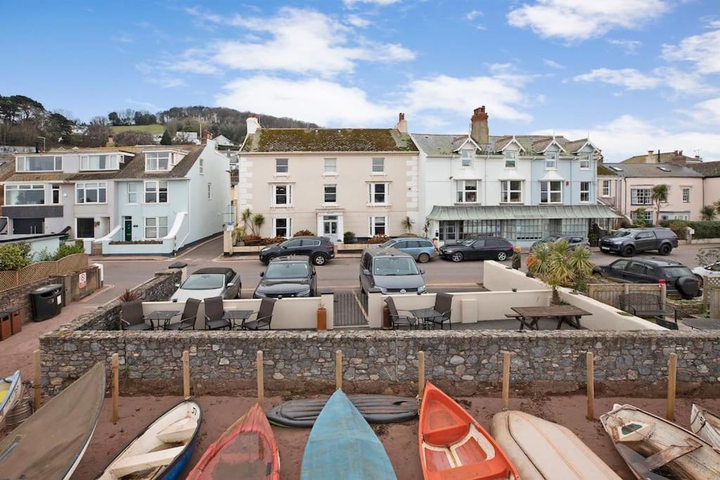 Beach Front Flat Shaldon With Parking Экстерьер фото