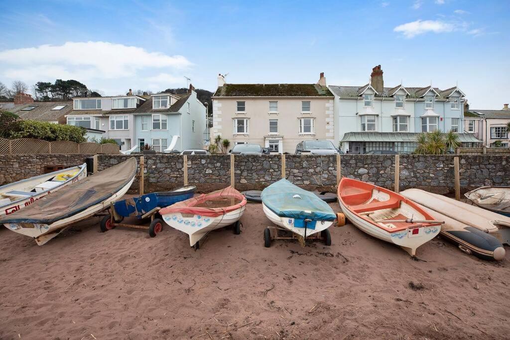 Beach Front Flat Shaldon With Parking Экстерьер фото